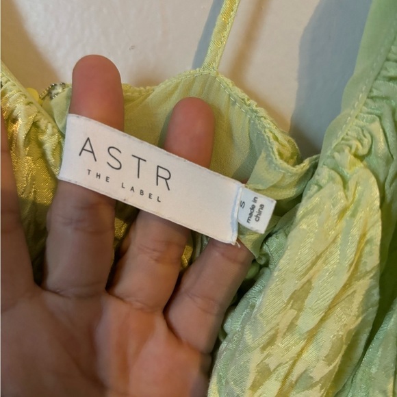 Astr the label mini lime green sundress size Small - Picture 3 of 3